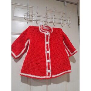 Vintage Crochet Children's Sweater,Cardigan